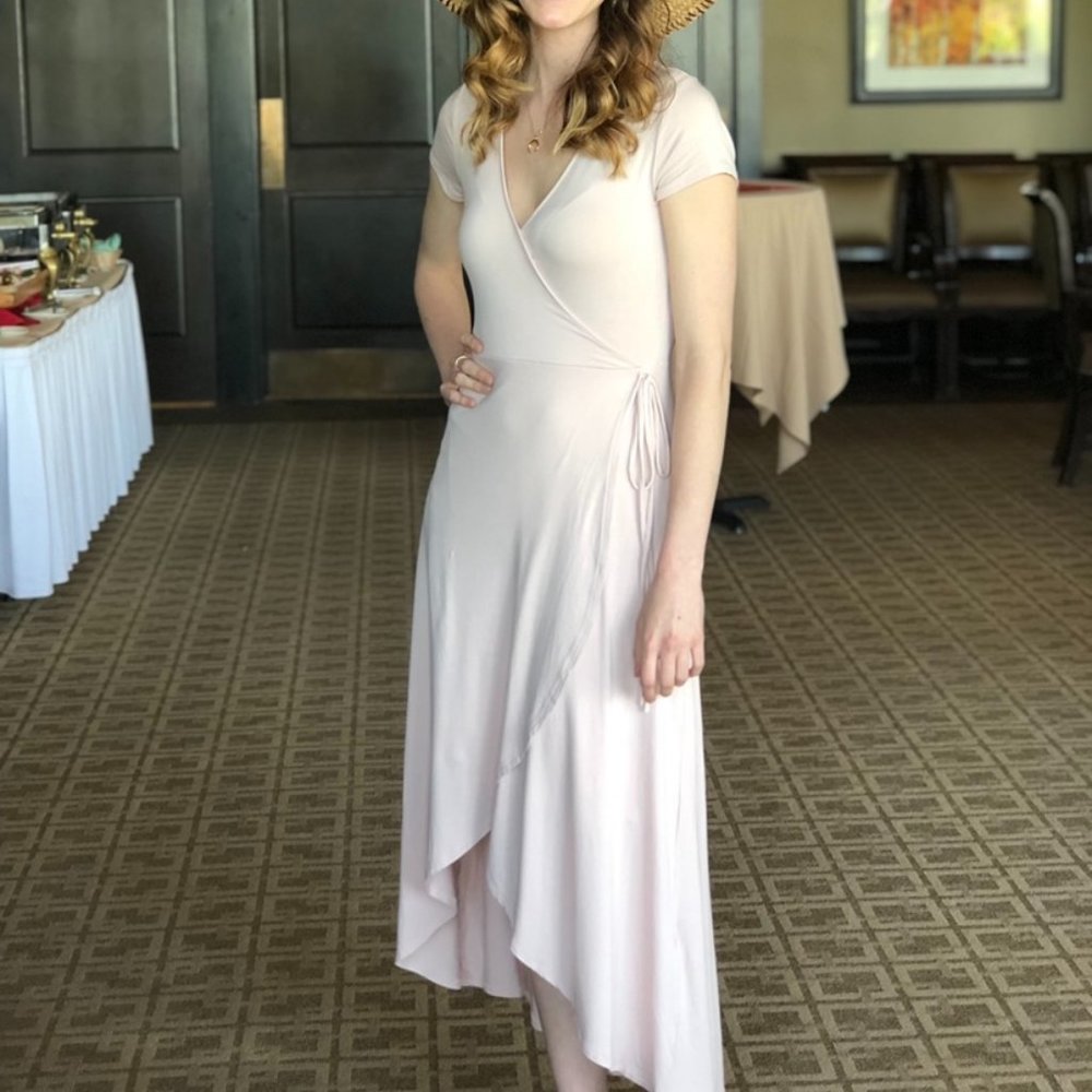 Blush Pink Maxi Dress